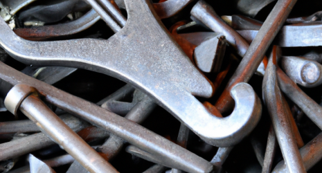 ¿Cuál es la influencia de las tenazas de hierro en la industria de la metalurgia del hierro?